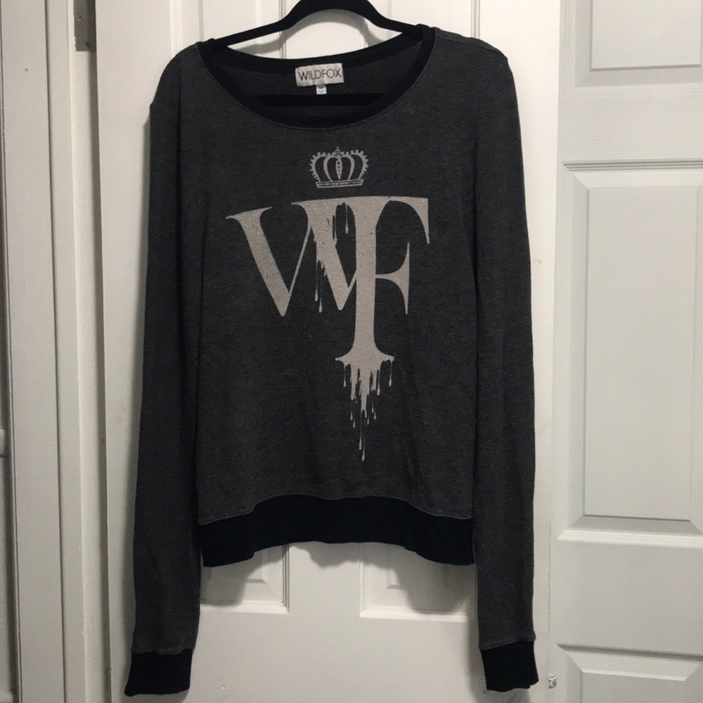 Wildfox Dripping Logo Jumper